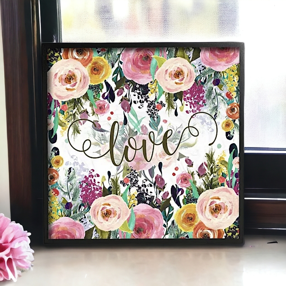 MACY'S Giclee Framed 12x12 Wall Art